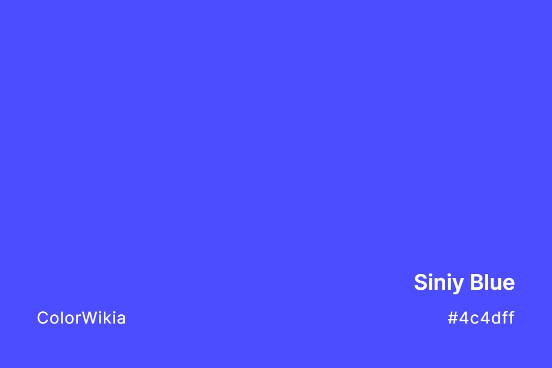 Siniy Blue Color – #4c4dff: Codes and Complete Breakdown