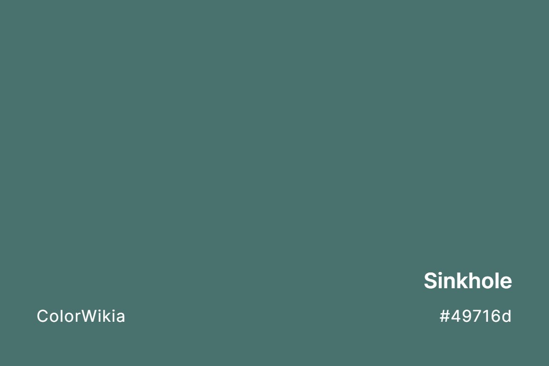 Sinkhole Color – #49716d: Codes and Complete Breakdown