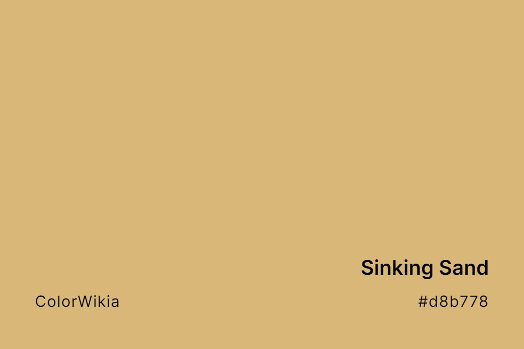 Sinking Sand Color – #d8b778: Codes and Complete Breakdown