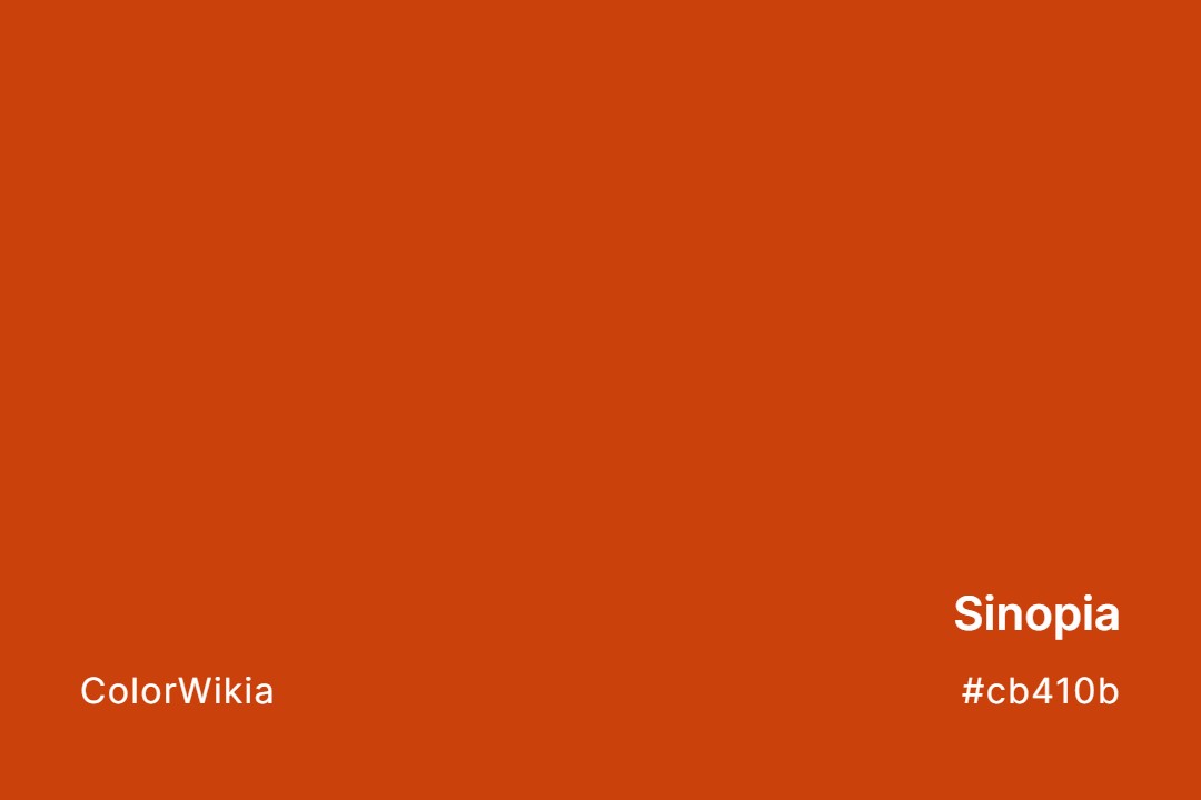 Sinopia Color – #cb410b: Codes and Complete Breakdown