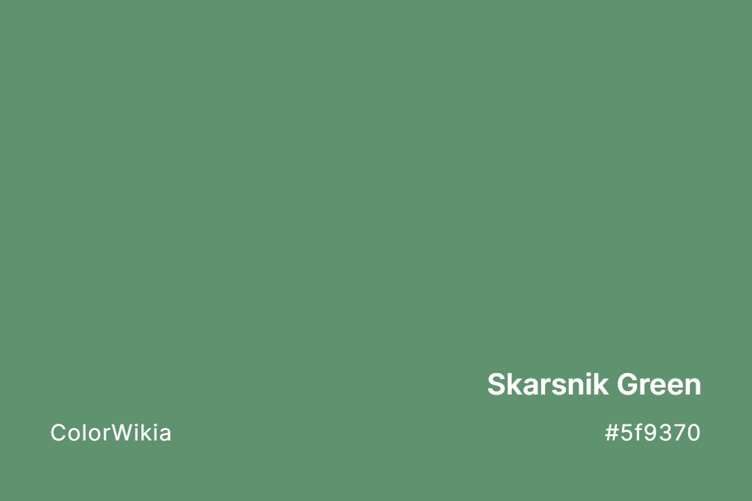 Skarsnik Green Color – #5f9370: Codes and Complete Breakdown
