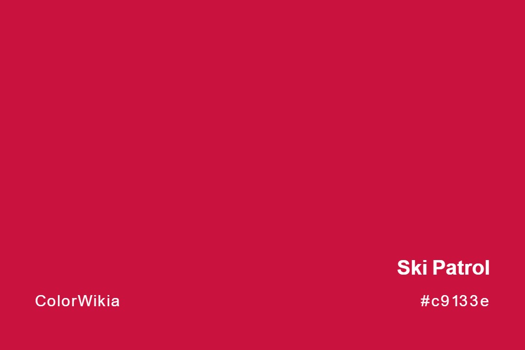 ski patrol color c9133e