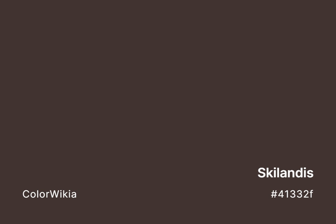 Skilandis Color – #41332f: Codes and Complete Breakdown