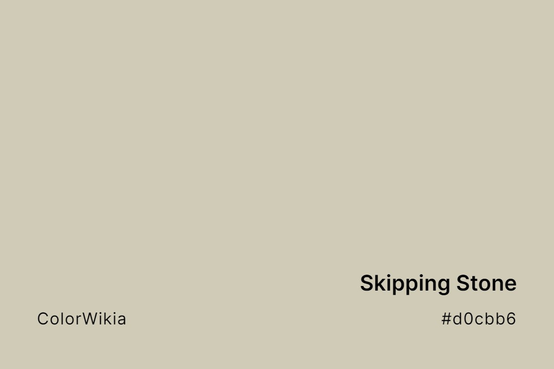 Skipping Stone Color – #d0cbb6: Codes and Complete Breakdown