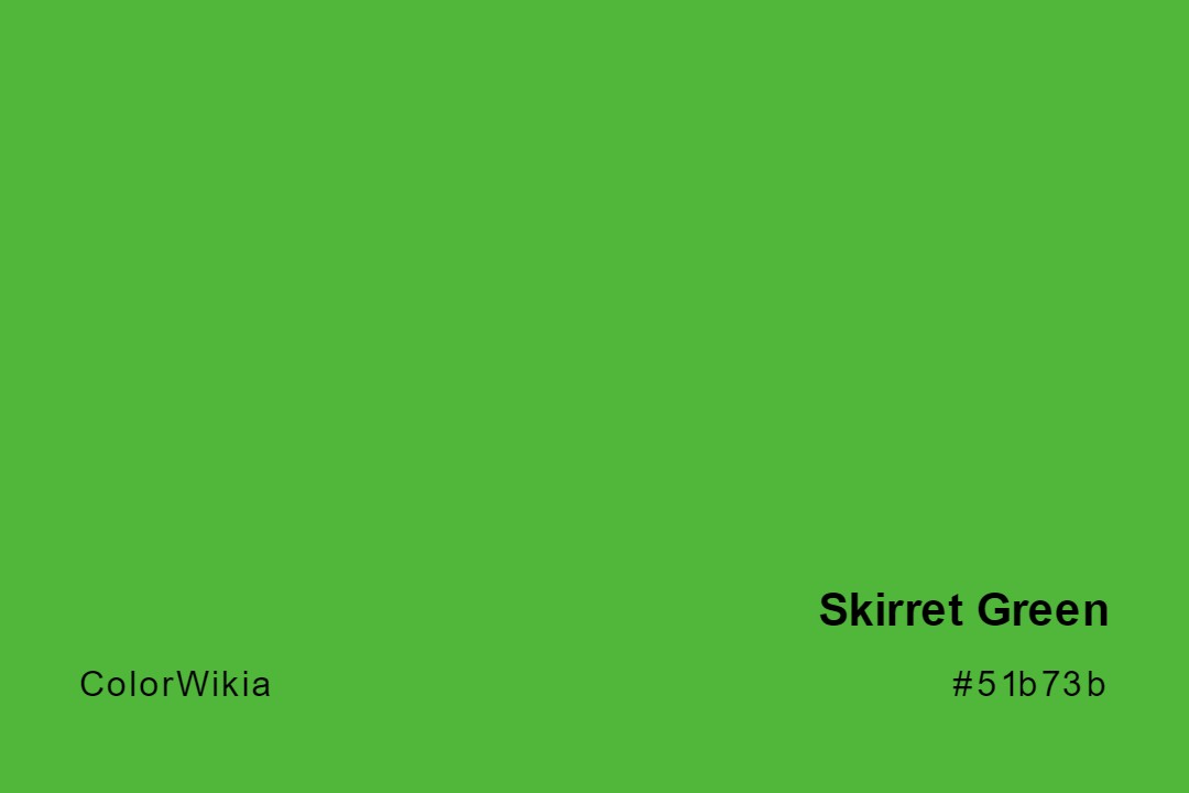 Skirret Green Color – #51b73b: Codes and Complete Breakdown