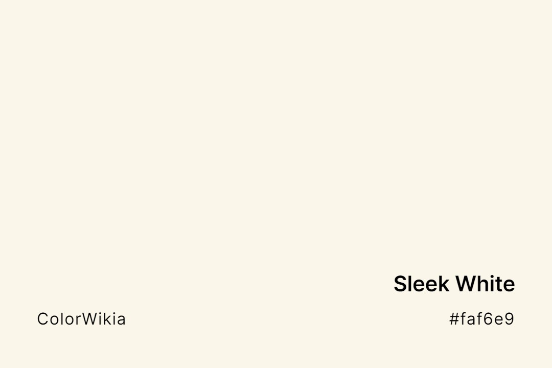 Sleek White Color – #faf6e9: Codes and Complete Breakdown