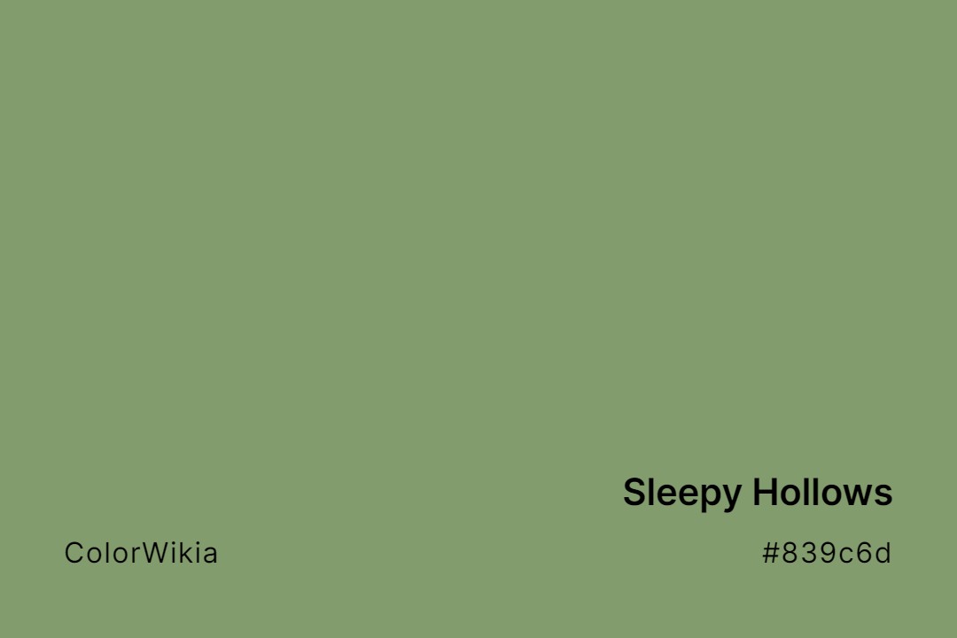 Sleepy Hollows Color – #839c6d: Codes and Complete Breakdown