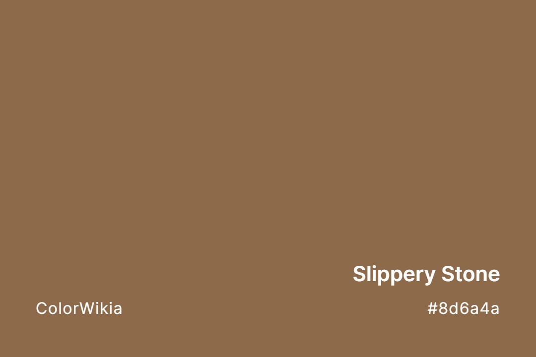 Slippery Stone Color – #8d6a4a: Codes and Complete Breakdown
