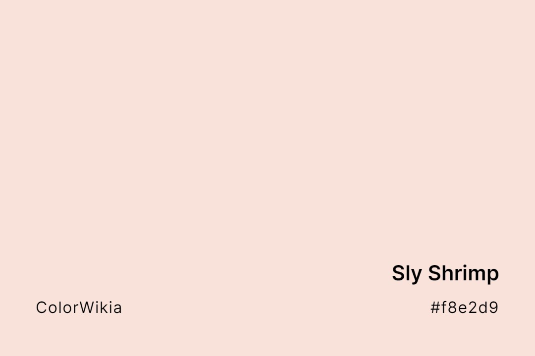 Sly Shrimp Color – #f8e2d9: Codes and Complete Breakdown
