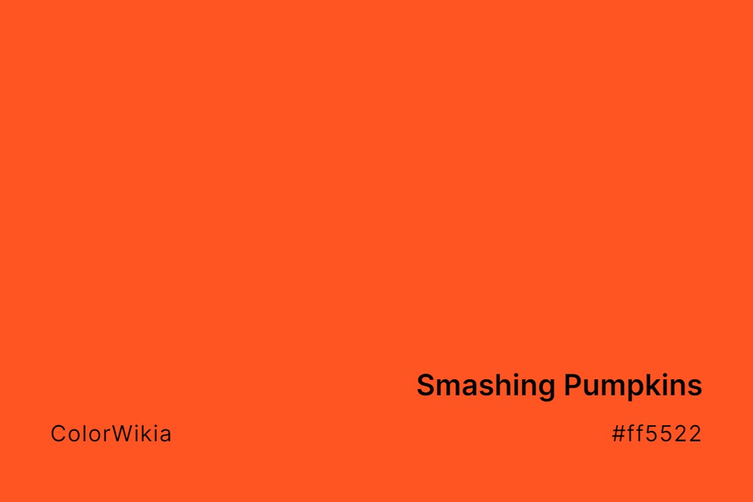 Smashing Pumpkins Color – #ff5522: Codes and Complete Breakdown