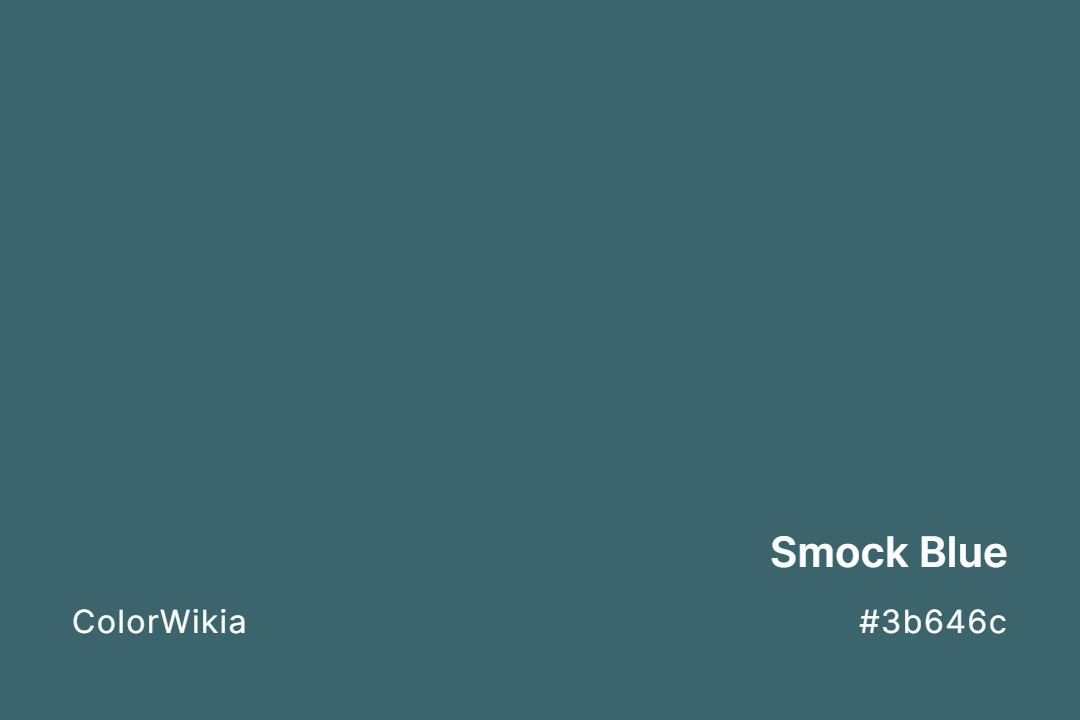 Smock Blue Color – #3b646c: Codes and Complete Breakdown