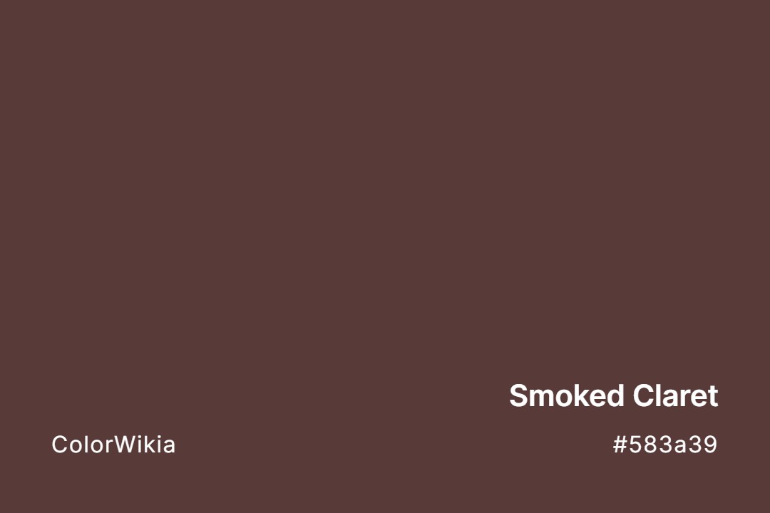 smoked claret color 583a39