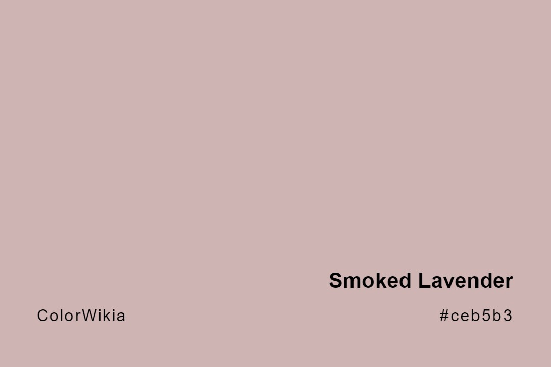smoked lavender color ceb5b3
