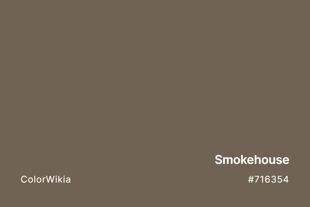 Smokehouse Color – #716354: Codes and Complete Breakdown