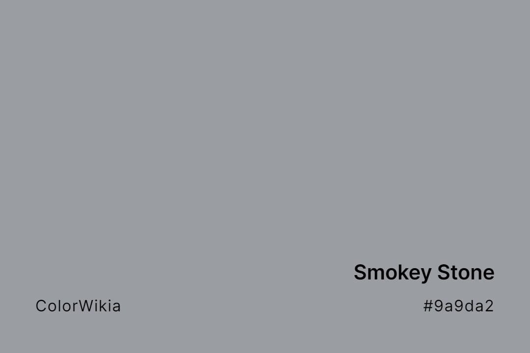 smokey stone color 9a9da2