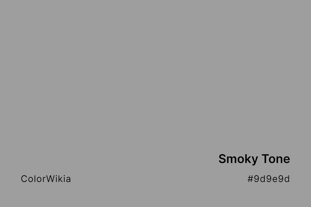 smoky tone color 9d9e9d