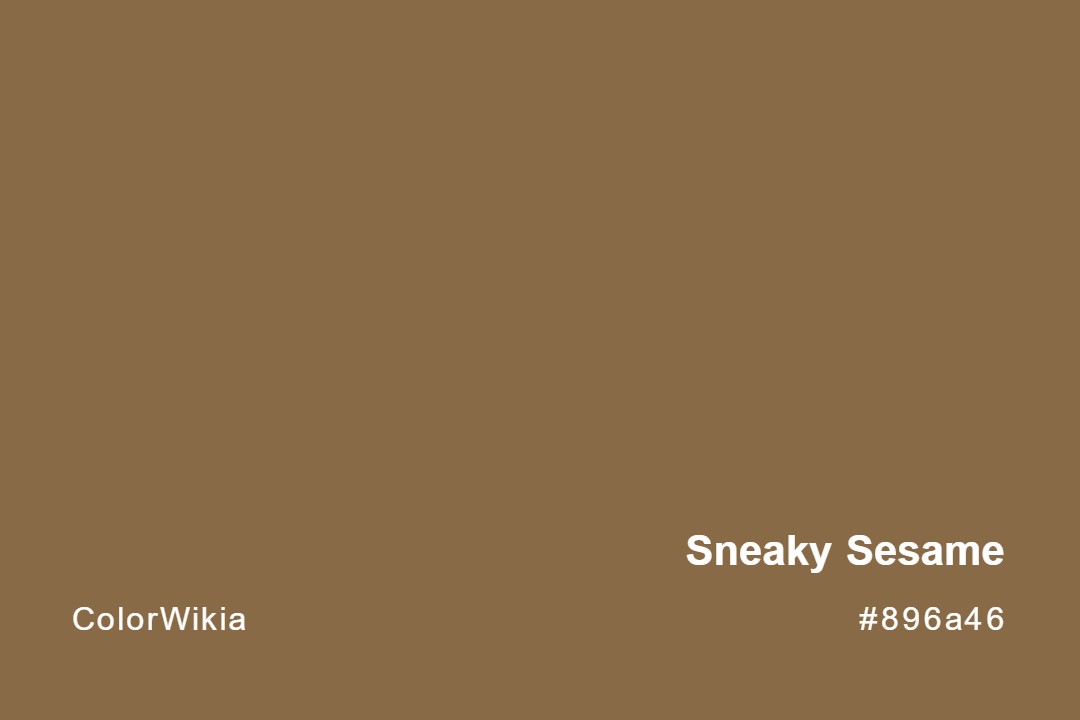 sneaky sesame color 896a46