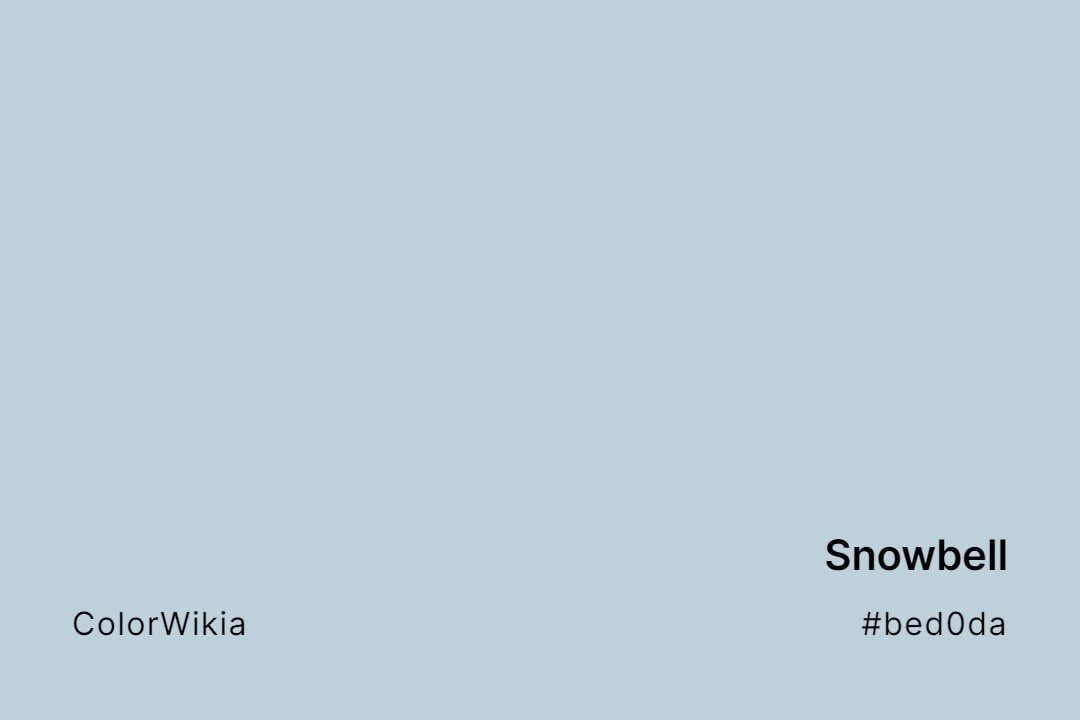 Snowbell Color – #bed0da: Codes and Complete Breakdown