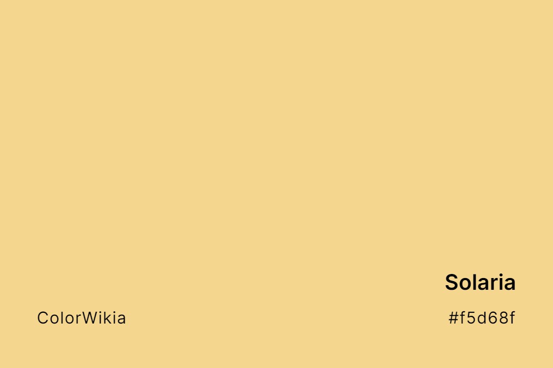 Solaria Color – #f5d68f: Codes and Complete Breakdown