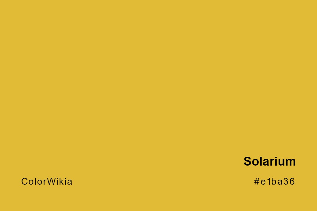 Solarium Color – #e1ba36: Codes and Complete Breakdown