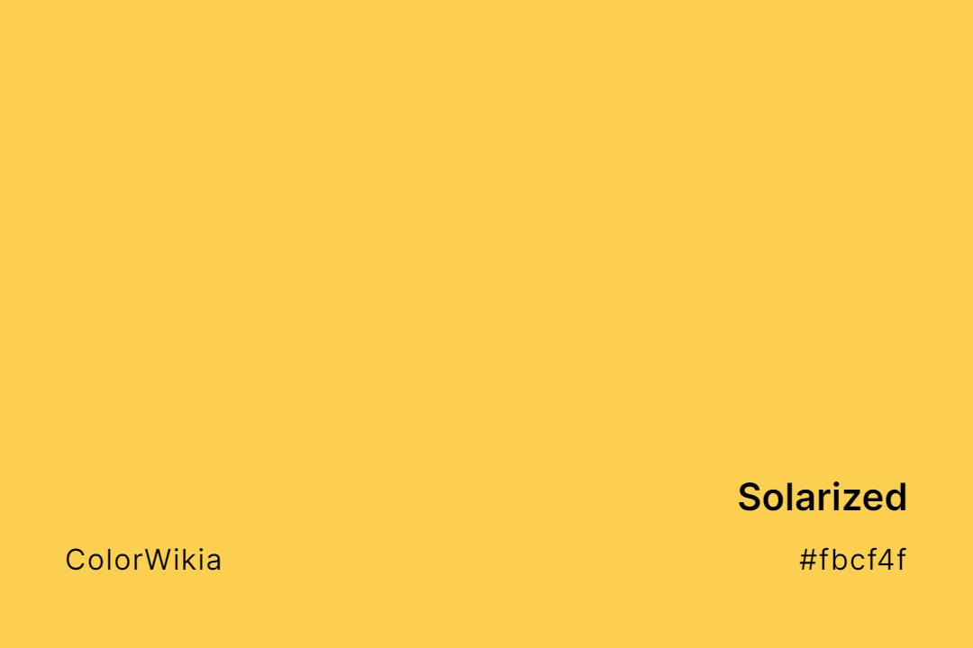 Solarized Color – #fbcf4f: Codes and Complete Breakdown