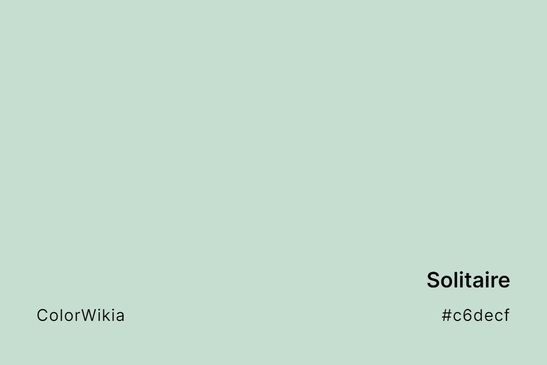 Solitaire Color – #c6decf: Codes and Complete Breakdown