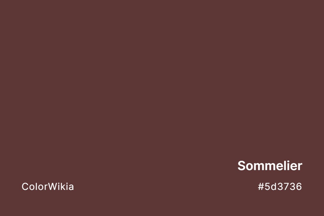 Sommelier Color – #5d3736: Codes and Complete Breakdown