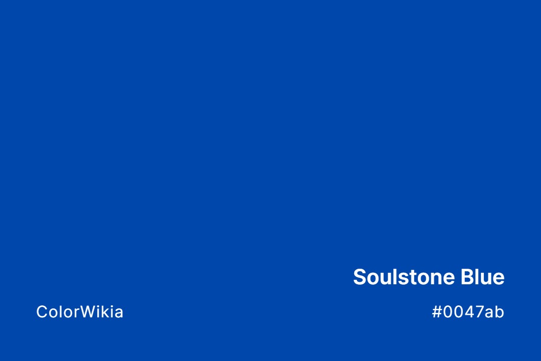 Soulstone Blue Color – #0047ab: Codes and Complete Breakdown