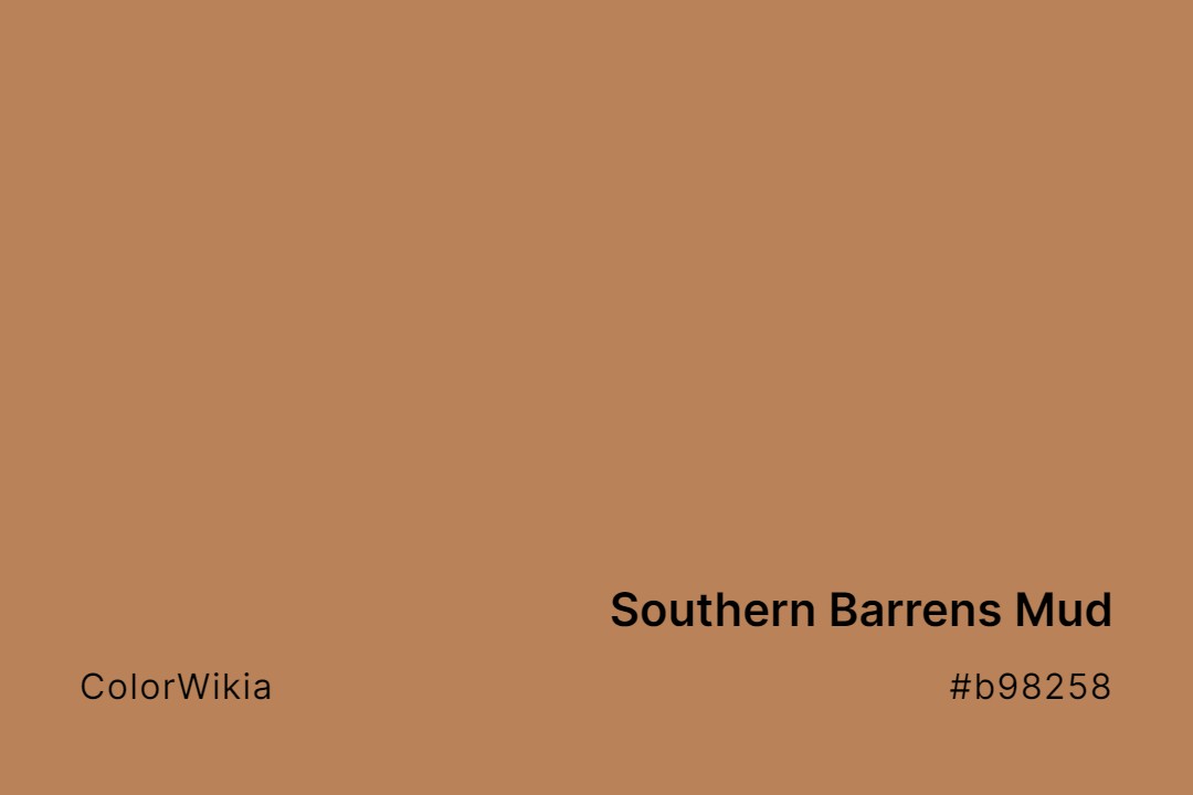 southern barrens mud color b98258