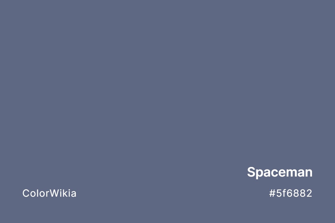 Spaceman Color – #5f6882: Codes and Complete Breakdown