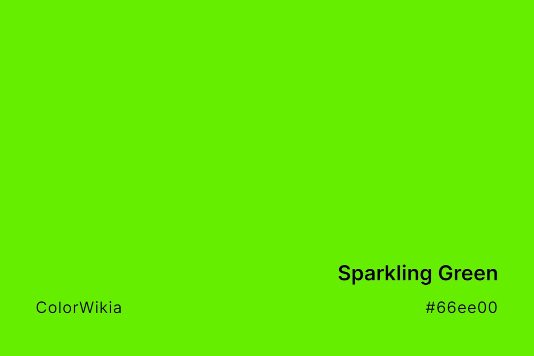 Sparkling Green Color – #66ee00: Codes and Complete Breakdown