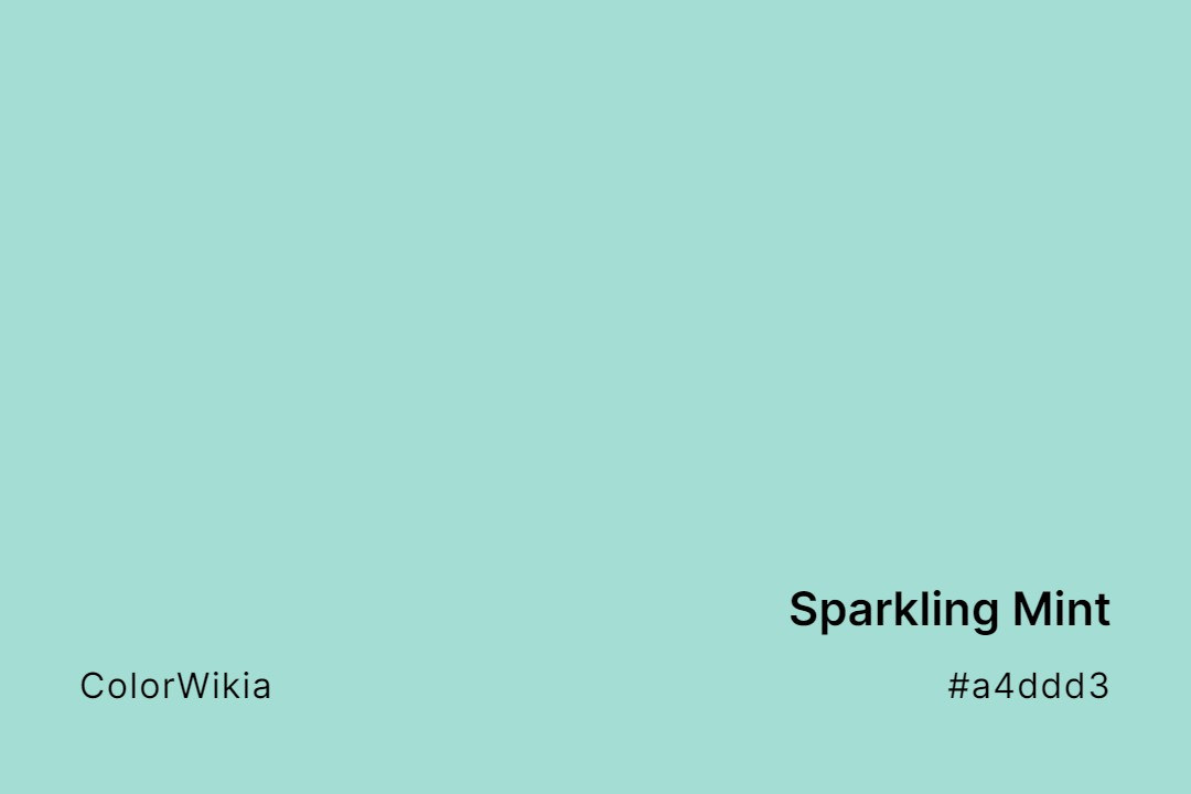 Sparkling Mint Color – #a4ddd3: Codes and Complete Breakdown