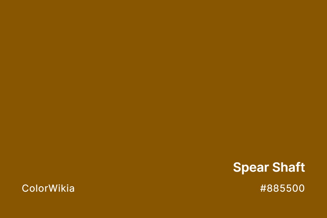 Spear Shaft Color – #885500: Codes and Complete Breakdown