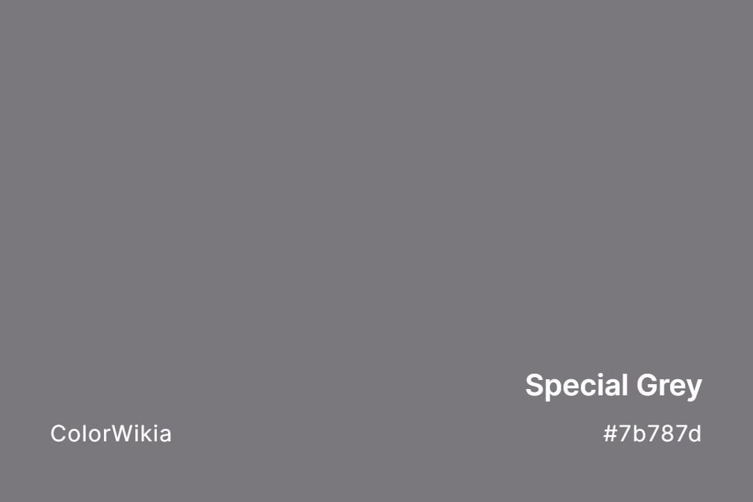 special grey color 7b787d