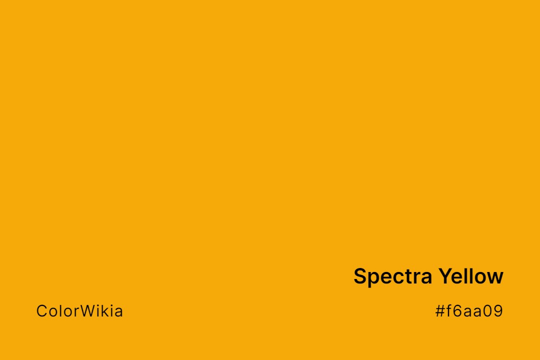Spectra Yellow Color – #f6aa09: Codes and Complete Breakdown