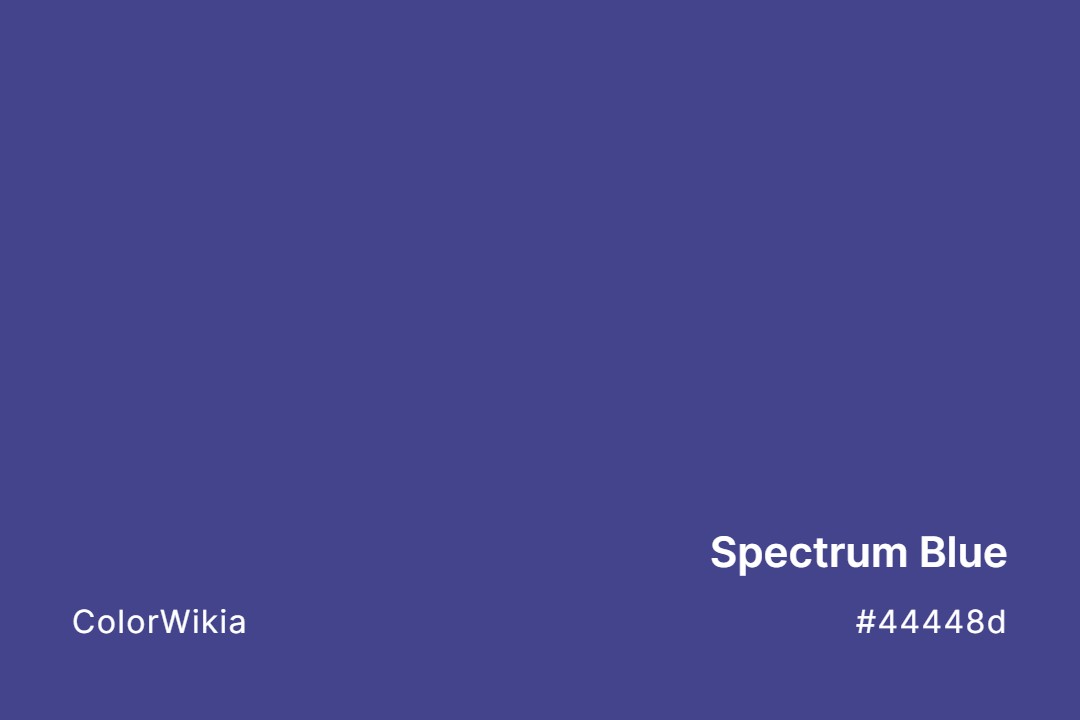 Spectrum Blue Color – #44448d: Codes and Complete Breakdown