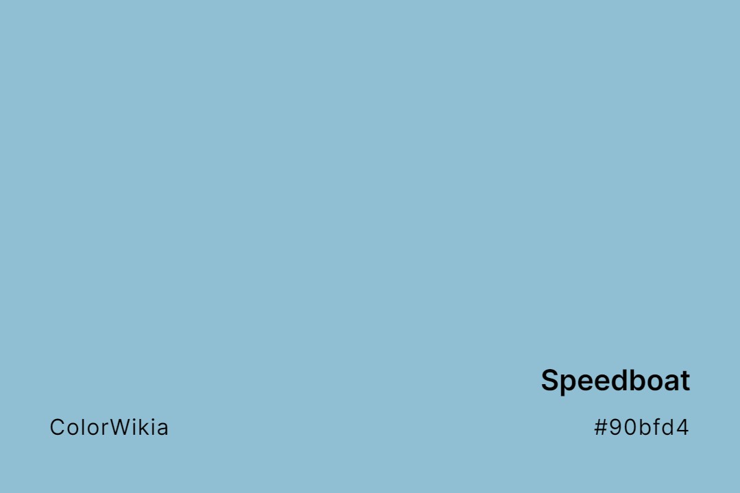 Speedboat Color – #90bfd4: Codes and Complete Breakdown