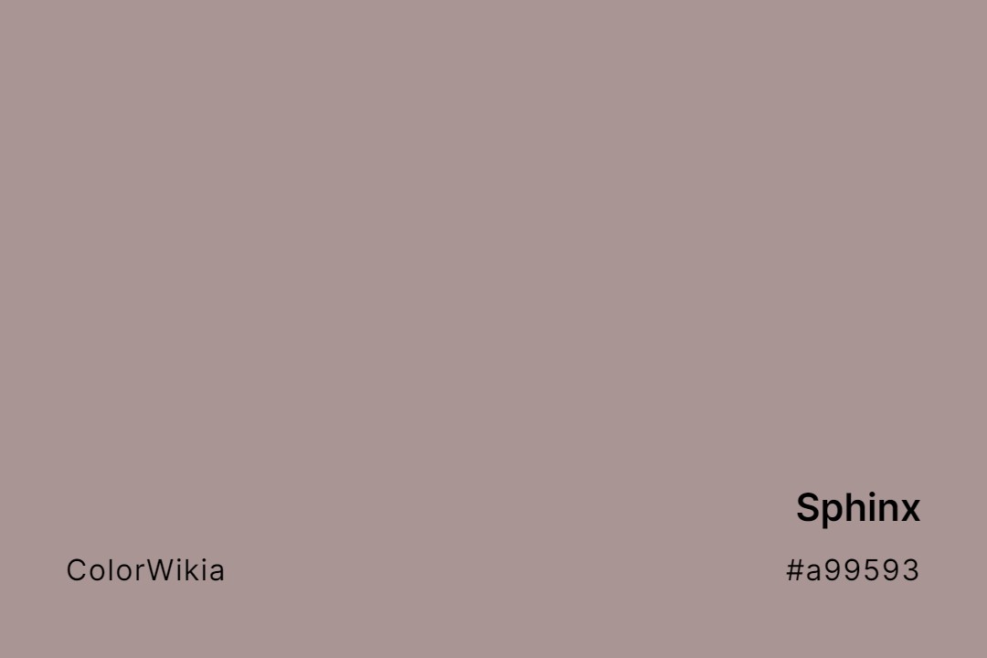Sphinx Color – #a99593: Codes and Complete Breakdown