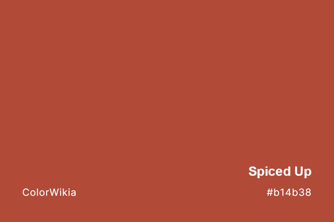 Spiced Up Color – #b14b38: Codes and Complete Breakdown