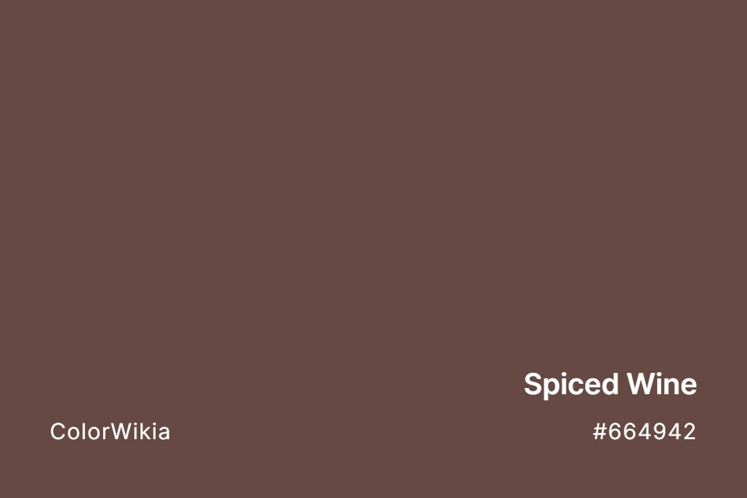 Spiced Wine Color – #664942: Codes and Complete Breakdown
