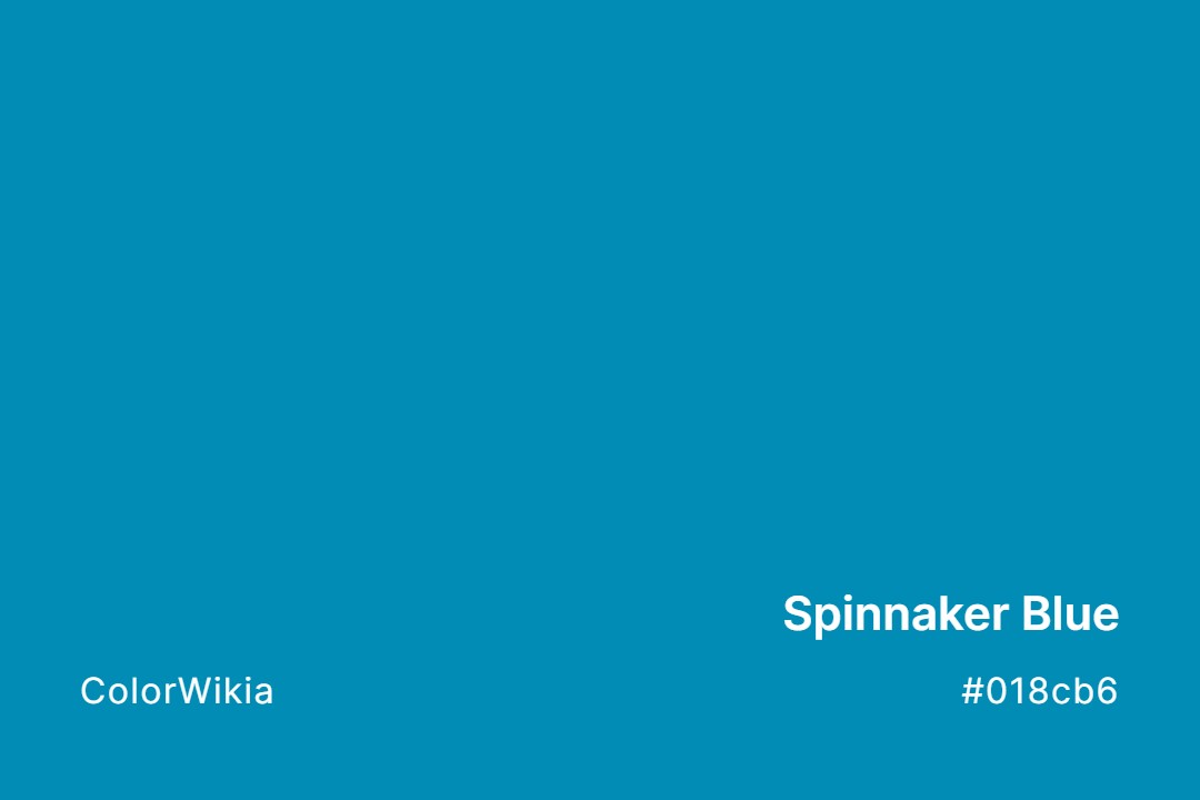 Spinnaker Blue Color – #018cb6: Codes and Complete Breakdown