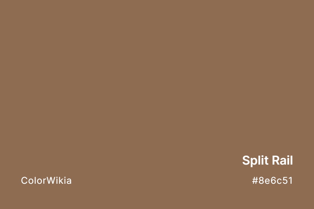 Split Rail Color – #8e6c51: Codes and Complete Breakdown