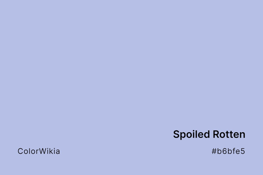 Spoiled Rotten Color – #b6bfe5: Codes and Complete Breakdown