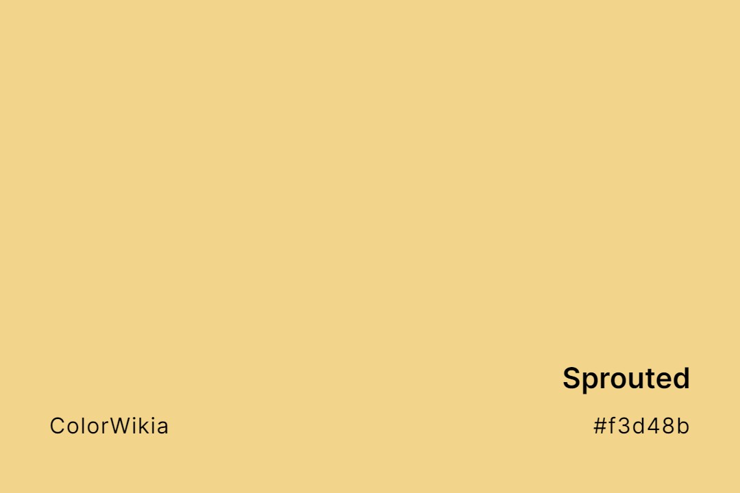 Sprouted Color – #f3d48b: Codes and Complete Breakdown