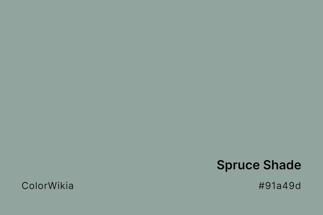 spruce shade color 91a49d