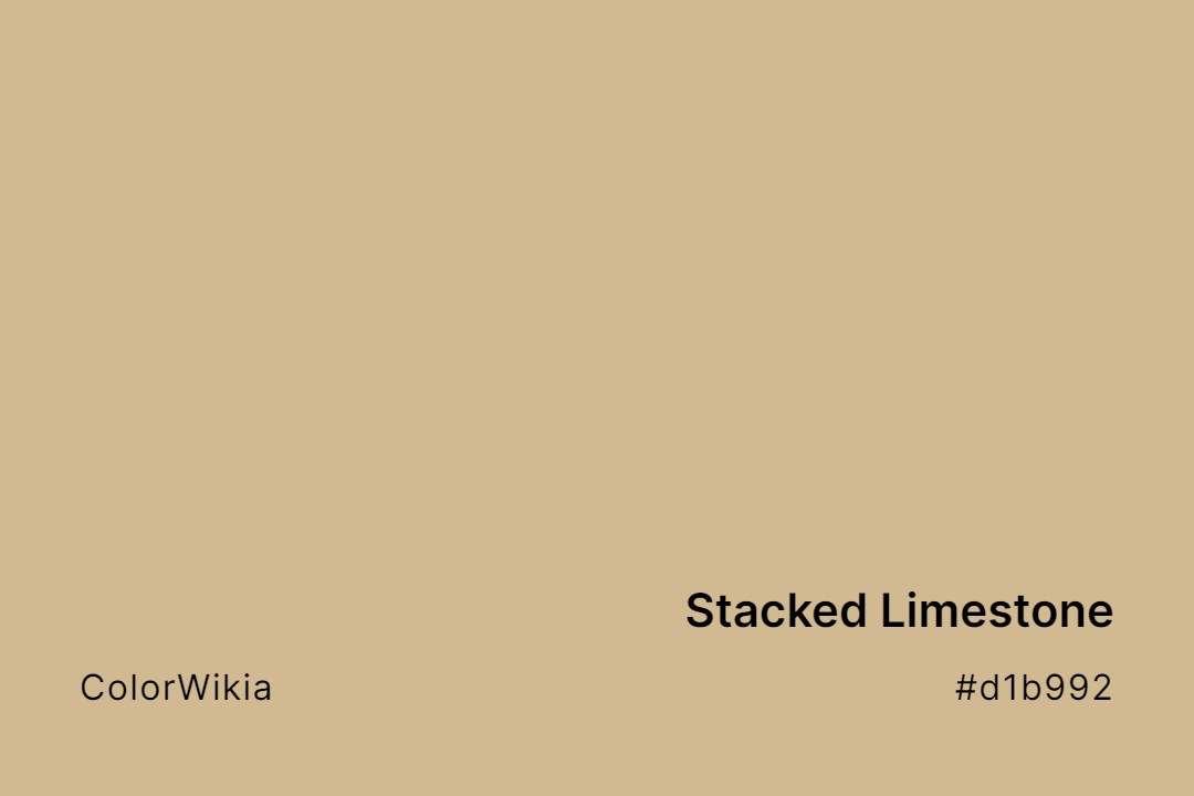 stacked limestone color d1b992