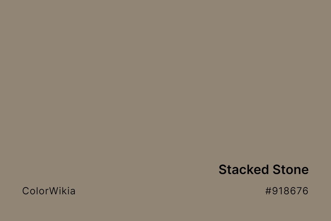 Stacked Stone Color – #918676: Codes and Complete Breakdown