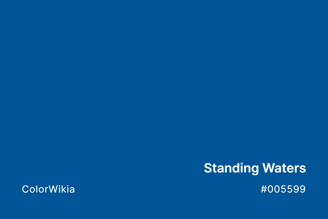 standing waters color 005599