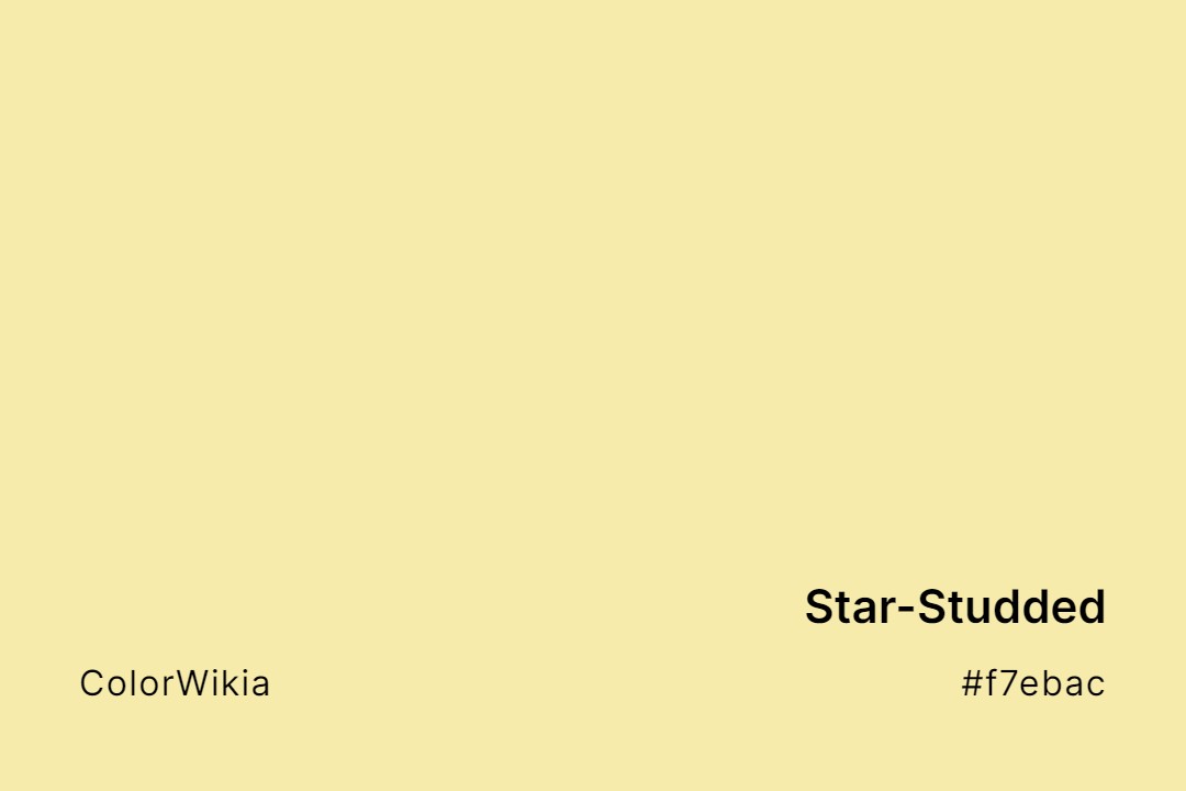 Star-Studded Color – #f7ebac: Codes and Complete Breakdown