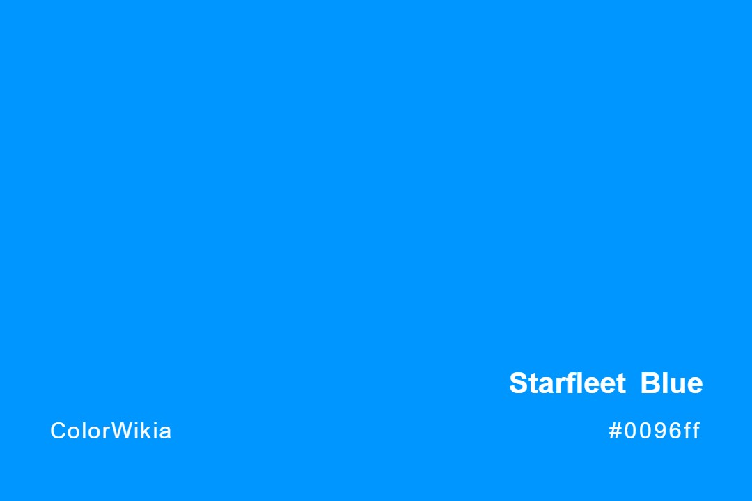 Starfleet Blue Color – #0096ff: Codes and Complete Breakdown